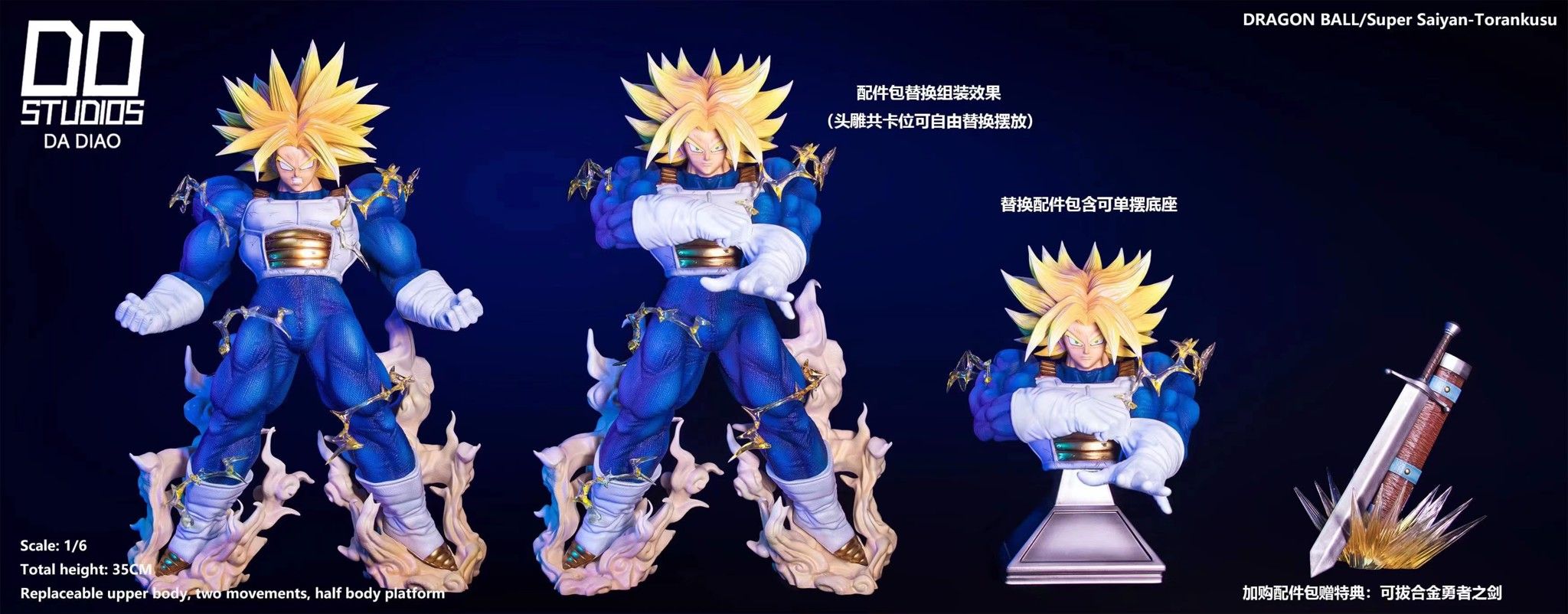 Goku Super Saiyan 2 - Dragon Ball - DD Studio – NZ Toys