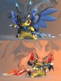  Pikachu Cosplay Mega Charizard - Pokemon - Echo Studio 