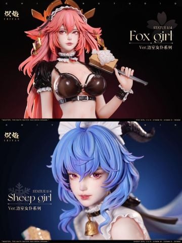  Yae Miko & Ganyu NSFW - Genshin Impact - ChiYan Studio 