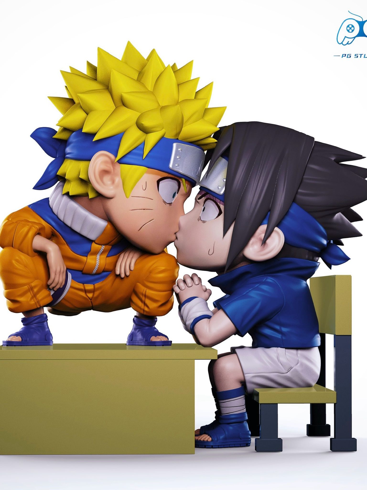  Naruto Sasuke First Kiss - Naruto - Nini Studio 