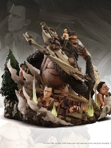  Zeke Jaeger & Beast Titan - Attack On Titan - Freedom Studio 