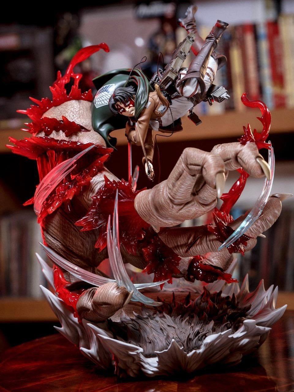 Levi Ackerman Attack on Titan Kitsune Statue NZ Toys