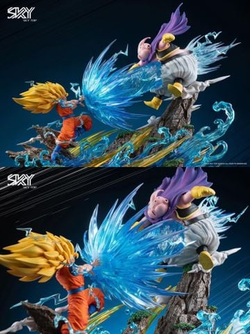  Goku SSJ3 vs Buu - Dragon Ball - Sky Top Studio 