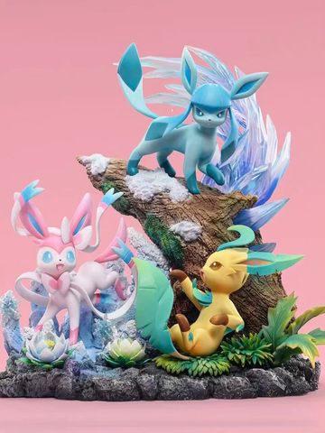  Sylveon & Glaceon & Leafeon - Pokemon - DM Studio 