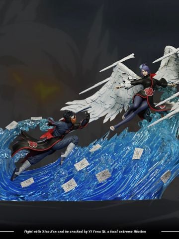  Konan VS Obito - Naruto Shippuden - Sky Top Studio 