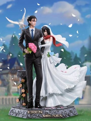 Eren Mikasa Wedding - Attack On Titan - LC Studio 