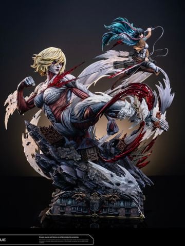  Mikasa vs Female Titan - Attack on Titan - Hertz Studio 