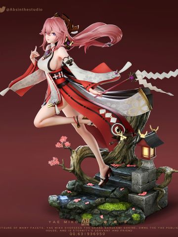  Yae Miko NSFW - Genshin Impact - ABsinthe Studio 