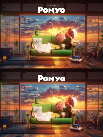  Ponyo and Sosuke - Ponyo On The Cliff - Wu Yu Studio 