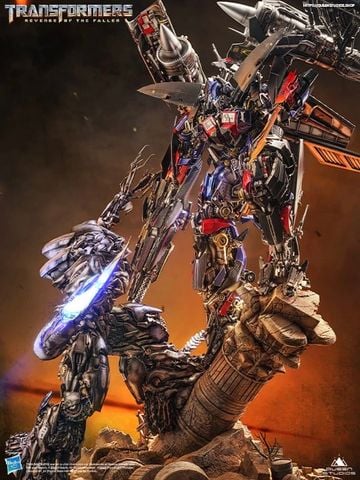  Jetpower Optimus Prime vs Megatron - Transformer - Queen Studio 