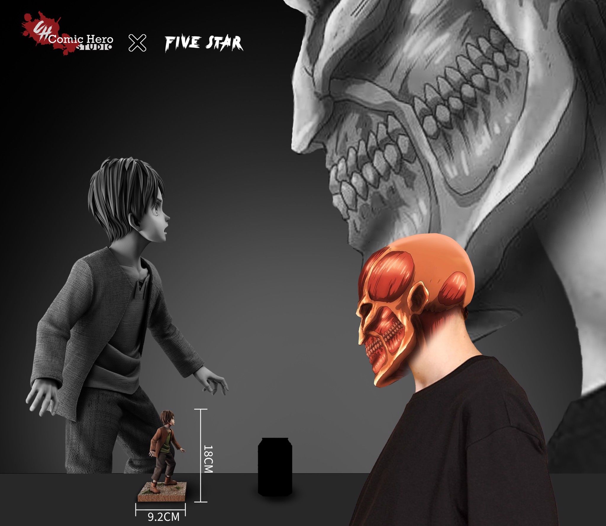 Young Eren Jeager - Attack On Titan - Comic Hero Studio – NZ Toys