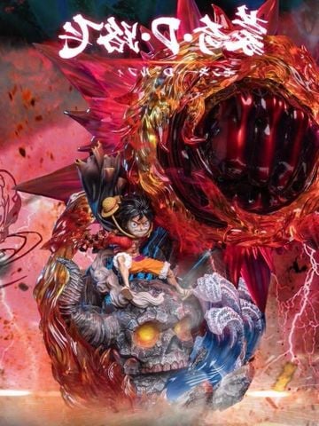  Luffy Red Roc & DenDen - One Piece - Warhead Studio 