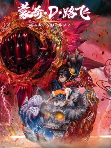 Luffy Red Roc & DenDen - One Piece - Warhead Studio 