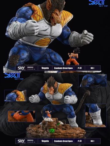  Oozaru Vegeta & Goku - Dragon Ball - Sky Top Studio 