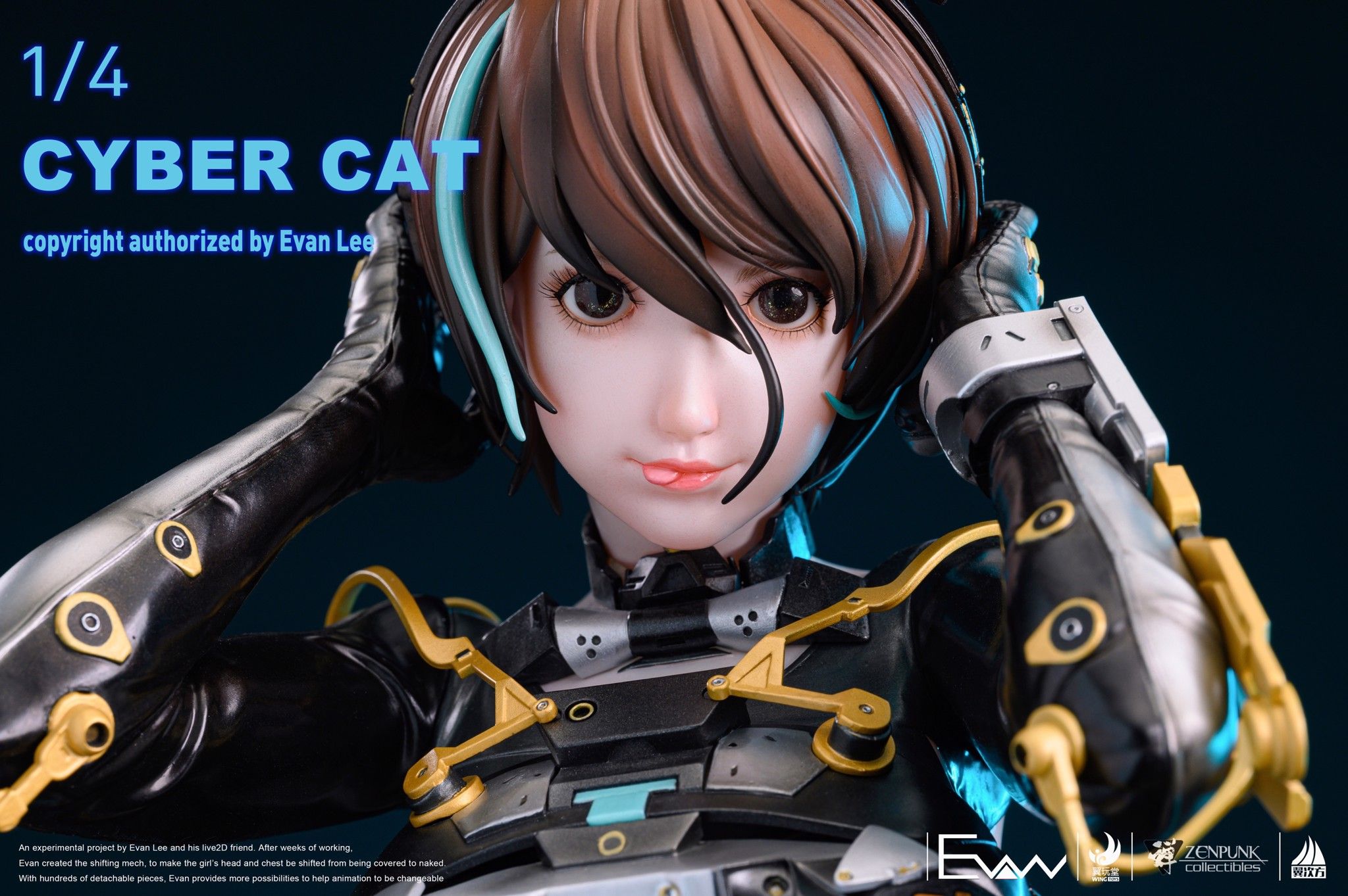 Cyber Cat - Evan Lee - Zenpunk Collectibles – NZ Toys Vietnam