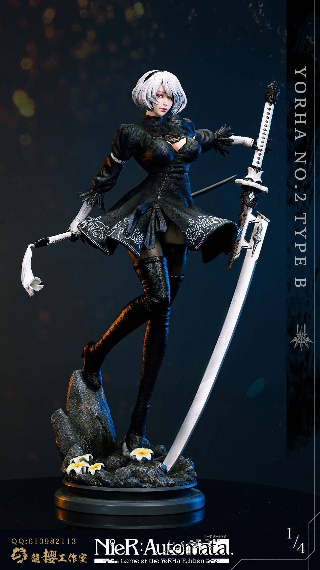 Chiêm ngưỡng mô hình 2B xinh xắn sắp được Square Enix mở bán vào đầu năm tới