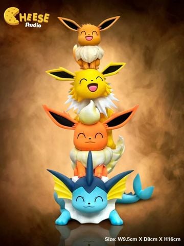  Eevee Evolution - Pokemon - Cheese Studio 