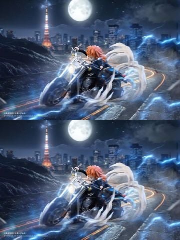  Haibara Ai Mototbike - Conan Detective - YYDS Studio 