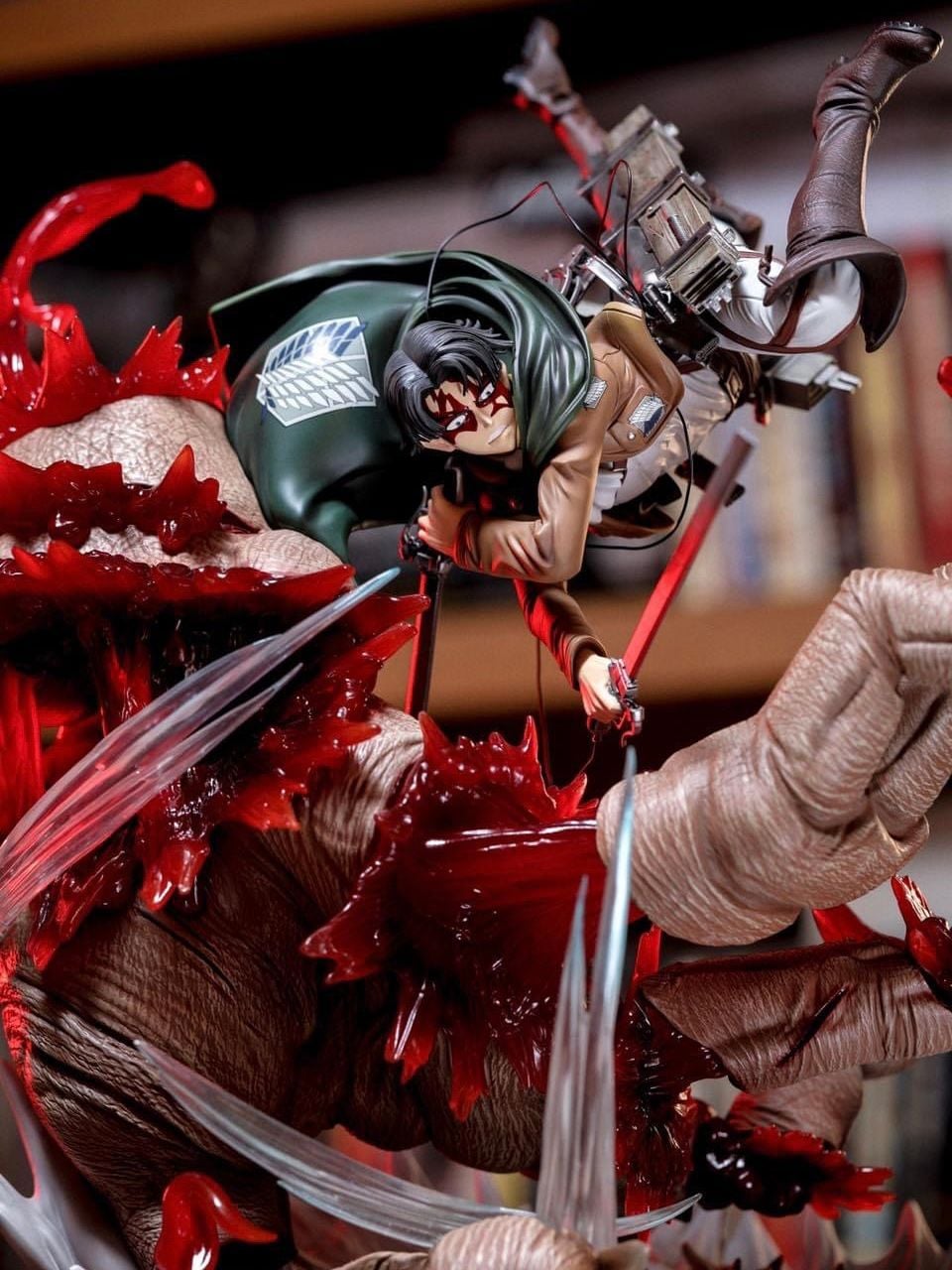 Levi Ackerman Attack on Titan Kitsune Statue NZ Toys