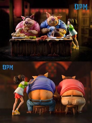  Chihiro & Yuko Ogino & Akio Ogino - Spirited Away - OPM Studio 