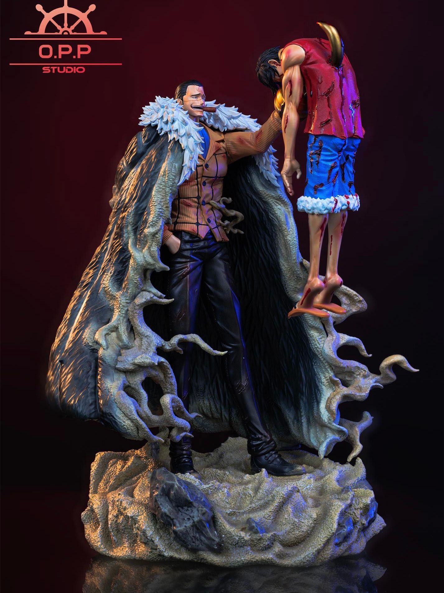 Crocodile vs Luffy One Piece OPP Studio NZ Toys