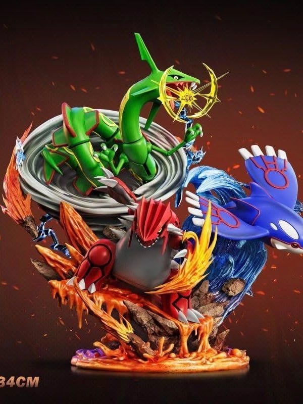  Kyogre & Groundon & Rayquaza - Pokemon - GuGu Studio 