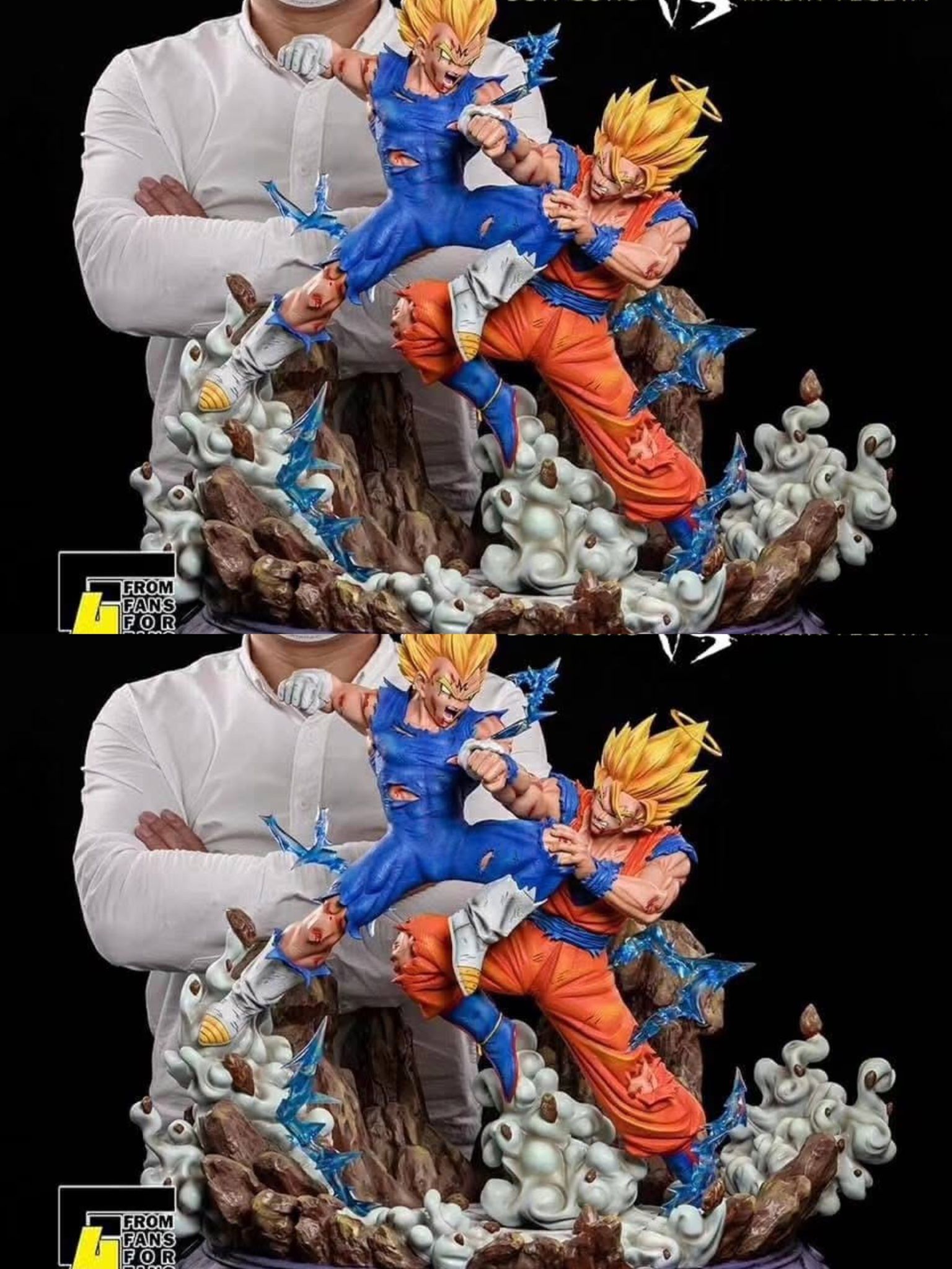  Goku SSJ2 VS Majin Vegeta - Dragon Ball - F4 Studio 