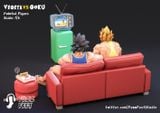  Son Goku vs Vegeta - Dragon Ball - Fuzz Feet Studio 
