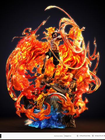  Fire Phoenix Ace - One Piece - Last Sleep Studio 