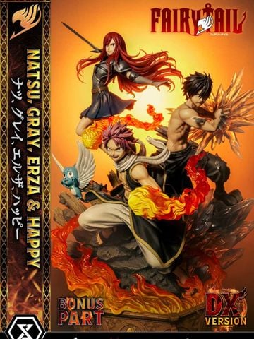  Natsu, Gray, Erza and Happy - Fairy Tail - Prime 1 Studio 
