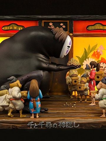  Chihiro & No Face - Spirited Away - OPM Studio 