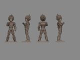  Vegeta Super Saiyan & Vegeta Super Saiyan 3 - Dragon Ball - WJT Studio 