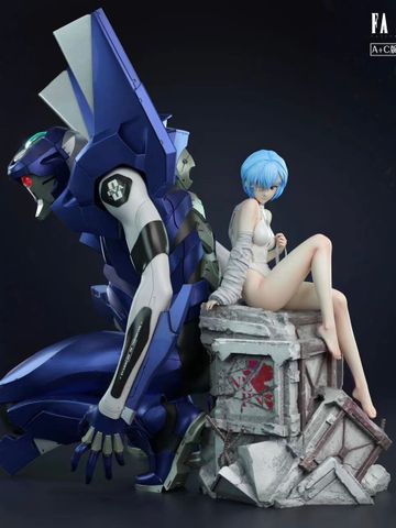  Rei Ayanami & EVA00 - Evangelion - FA Studio 