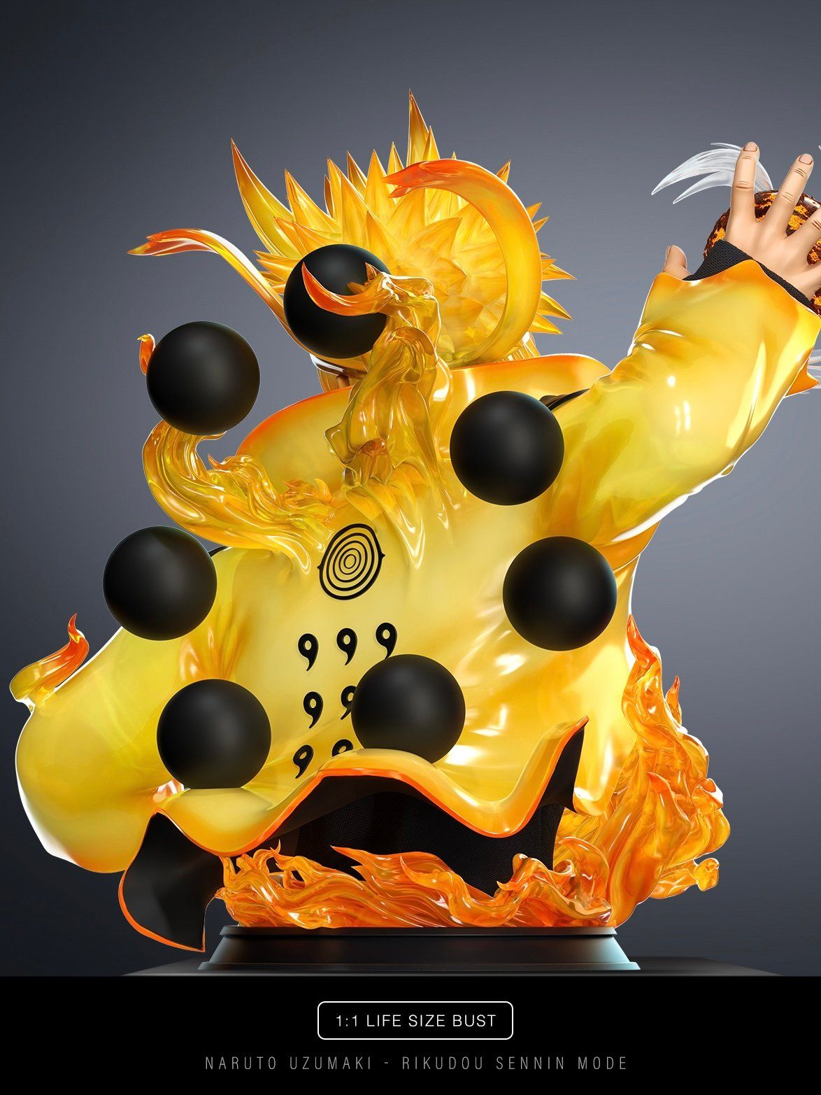 Naruto Life Size Bust Naruto Chikara Studio NZ Toys