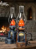  Retro Table Lamp Calcifer - Howl's Moving Castle - NINETY SEVEN Studio 