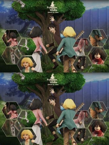  Eren & Mikasa & Armin - Attack On Titan - Freedom Studio 