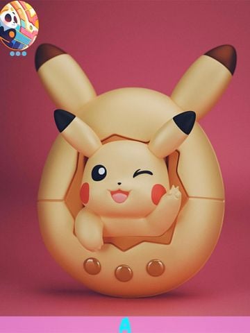  Tamagotchi Pikachu & Gengar & Psyduck & Eevee - Pokemon - Tamago Studio 