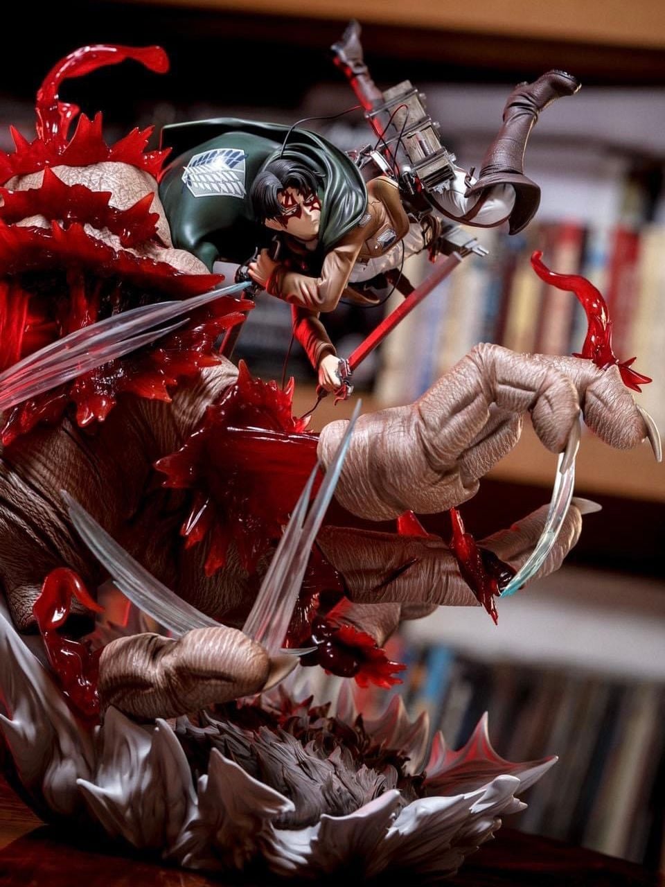 Levi Ackerman Attack on Titan Kitsune Statue NZ Toys