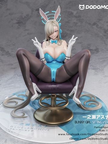  Asuna Ichinose Sitting NSFW - Blue Archive - Dodomo Studio 