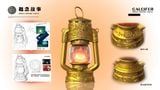 Cacifer Lamp - Howl's Moving Castle - Long Miao Studio 