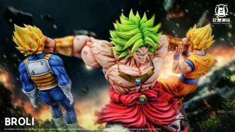  Broly vs Goku & Vegeta - Dragon Ball - Yishou Studio 