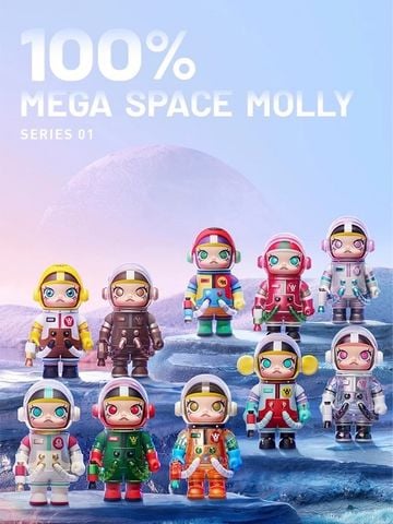  Blindbox Molly Mega Space 100% Vol 1 - POP MART 
