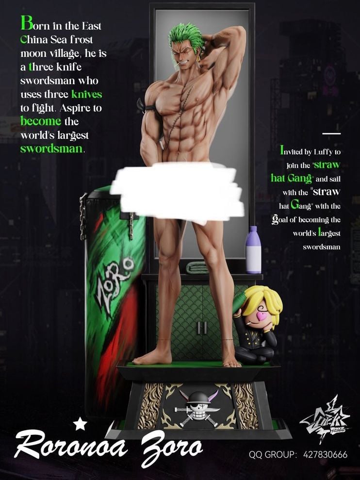 Muscle Zoro NSFW - One Piece - Dick Studio  NZ Toys