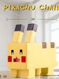  Pikachu Square Chair - Pokemon - Monster Studio 