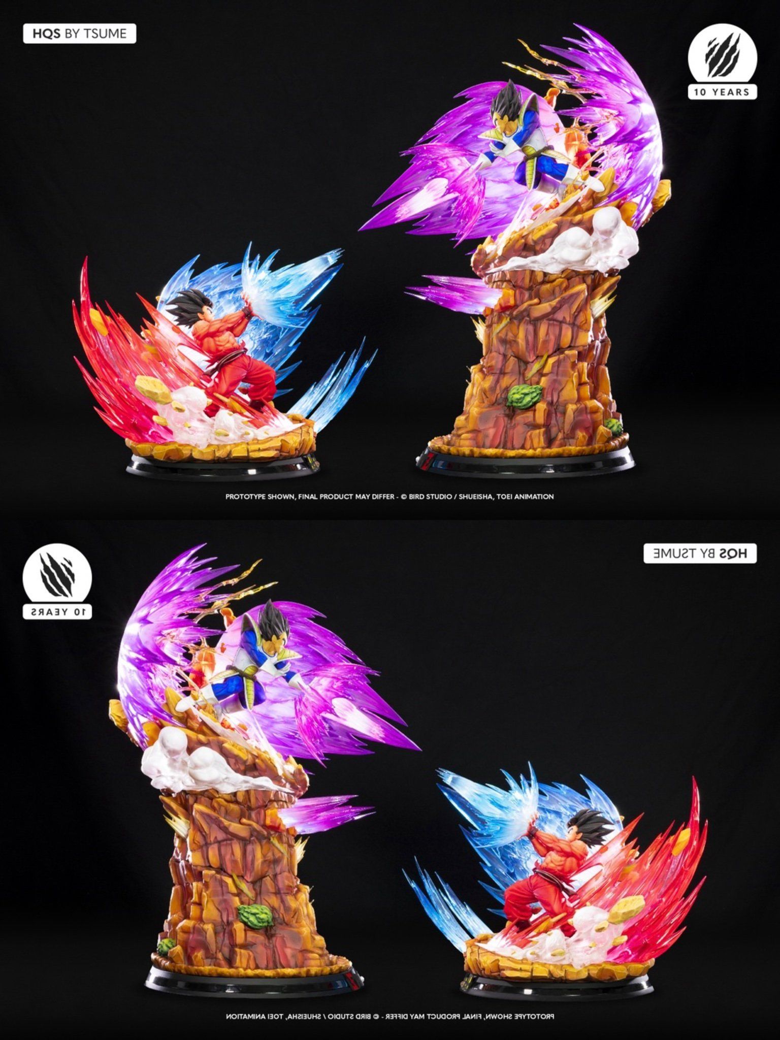  Goku vs Vegeta - Dragon Ball - Tsume Art 