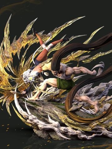  Gon Freecss & Pitou - Hunter X Hunter - Hunter Fan Studio 