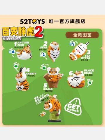  Blindbox Tiger Can Be Anything Series 2 - 52Toys 