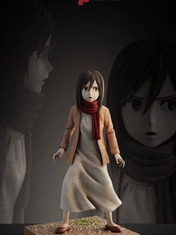  Childhood Mikasa Ackerman - Attack on Titan - Comic Hero Studio 