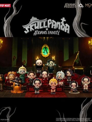  Blindbox Blindox Skull Panda Addam Family - POP MART 