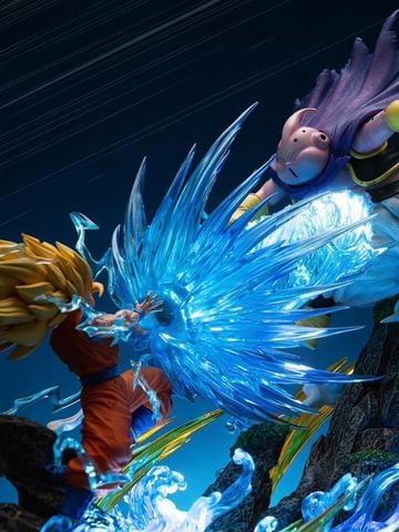  Goku SSJ3 vs Buu - Dragon Ball - Sky Top Studio 